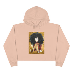 Naturally I GOLD Crop Hoodie