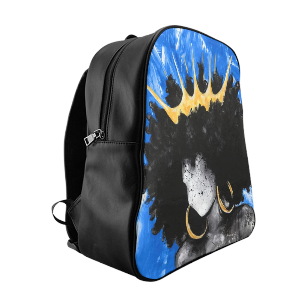 Naturally Queen III BLUE School Backpack