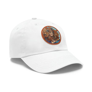 Naturally Navaeyeh Dad Hat with Leather Patch (Round)