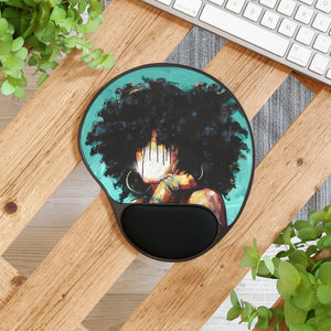 Naturally II TEAL Mouse Pad With Wrist Rest