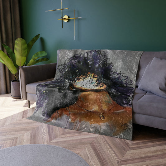Naturally XXXVIII Crushed Velvet Blanket