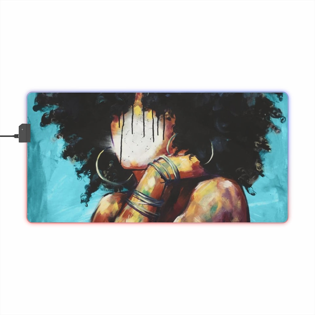 Naturally II BLUE LED Gaming Mouse Pad