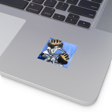 Naturally Queens BLUE Square Vinyl Stickers