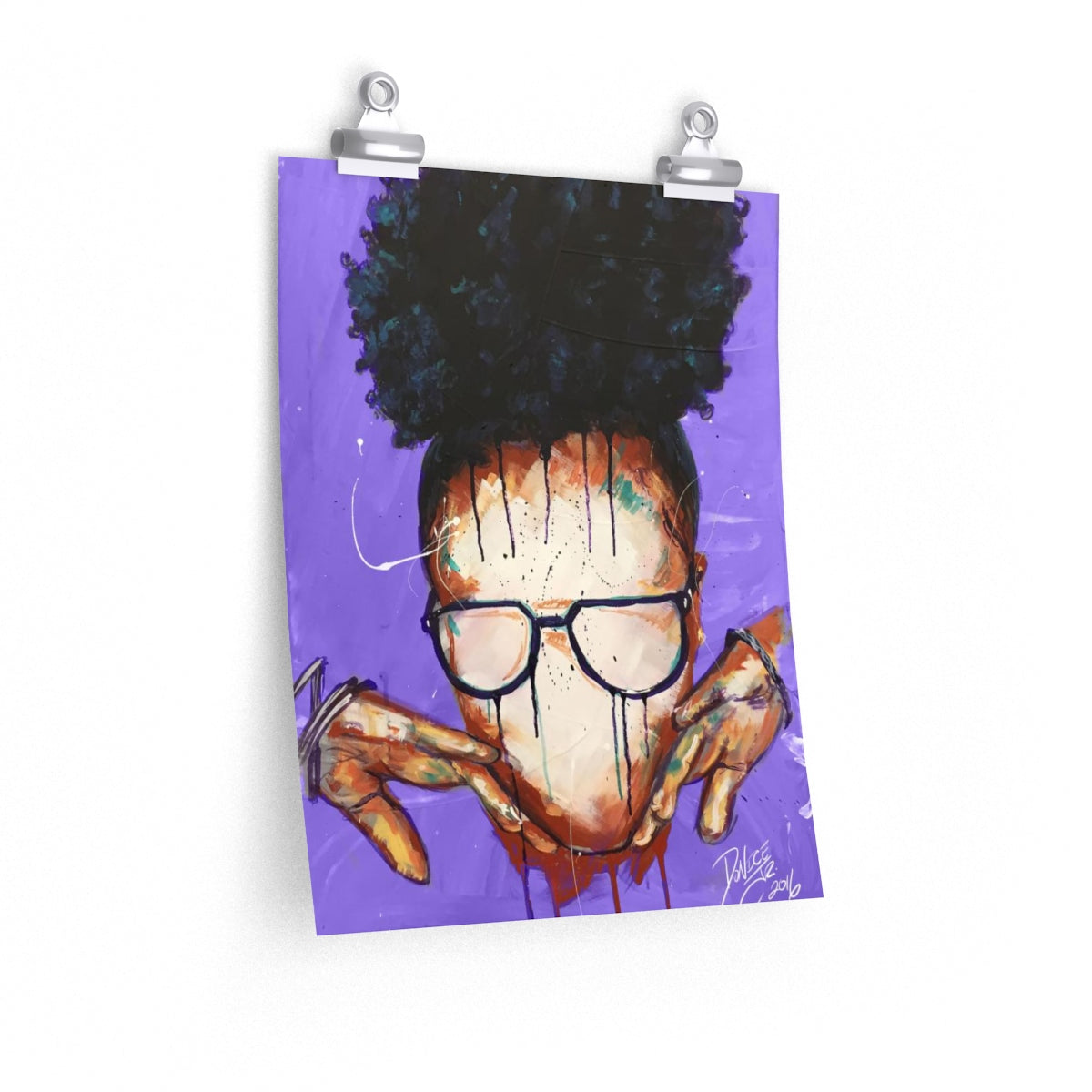 Naturally VII PURPLE Premium Matte vertical posters