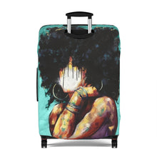 Naturally II TEAL Luggage Cover