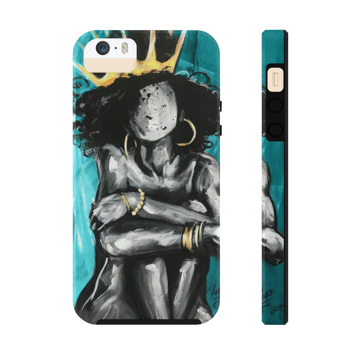 Naturally Queen IX TEAL Case Mate Tough Phone Cases