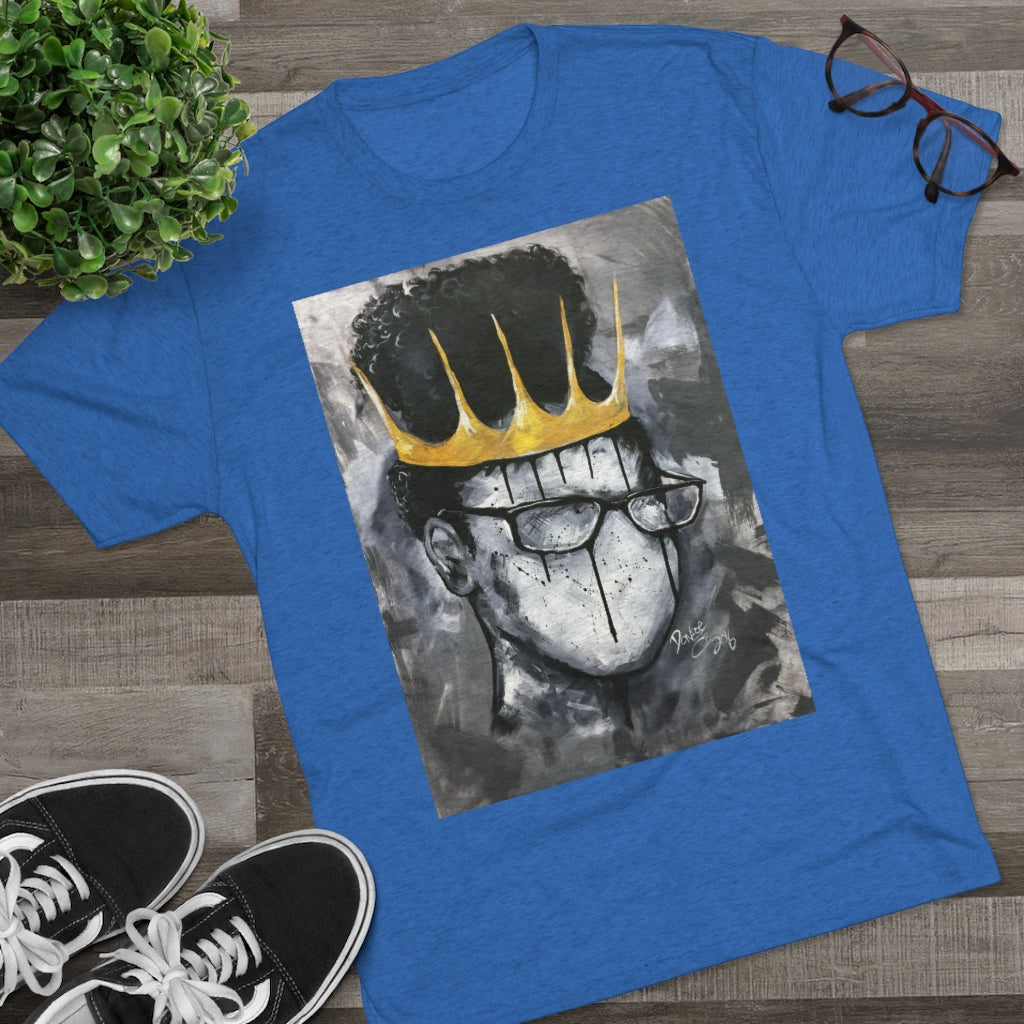 Naturally Queen V Unisex Tri-Blend Crew Tee