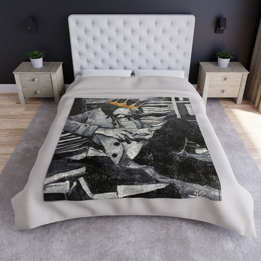 Naturally King VII Crushed Velvet Blanket