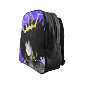 Naturally Queen III PURPLE School Backpack