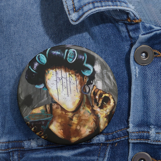Undressed X Custom Pin Buttons