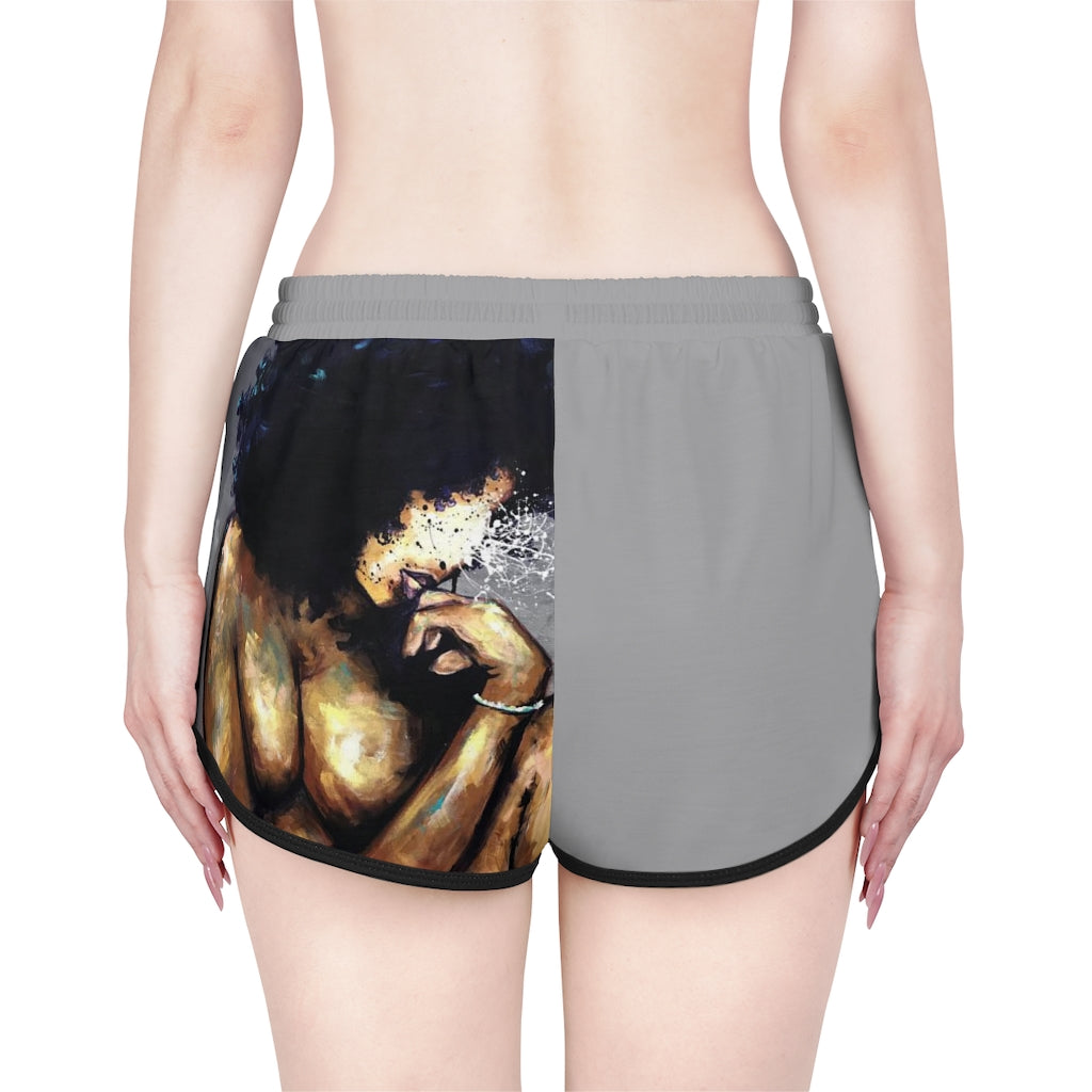 Naturally LV Women's Relaxed Shorts (AOP)