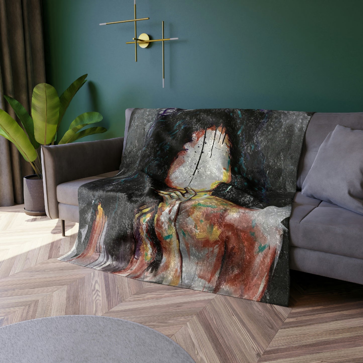 Naturally VI Crushed Velvet Blanket