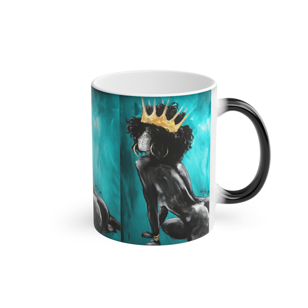 Naturally Queen VIII TEAL Magic Mug