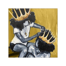 Naturally Queens GOLD Square Vinyl Stickers