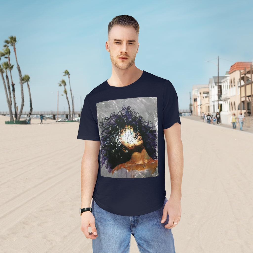 Naturally XXXVII Men's Jersey Curved Hem Tee