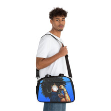 Naturally The Riveter BLUE Fitness Handbag
