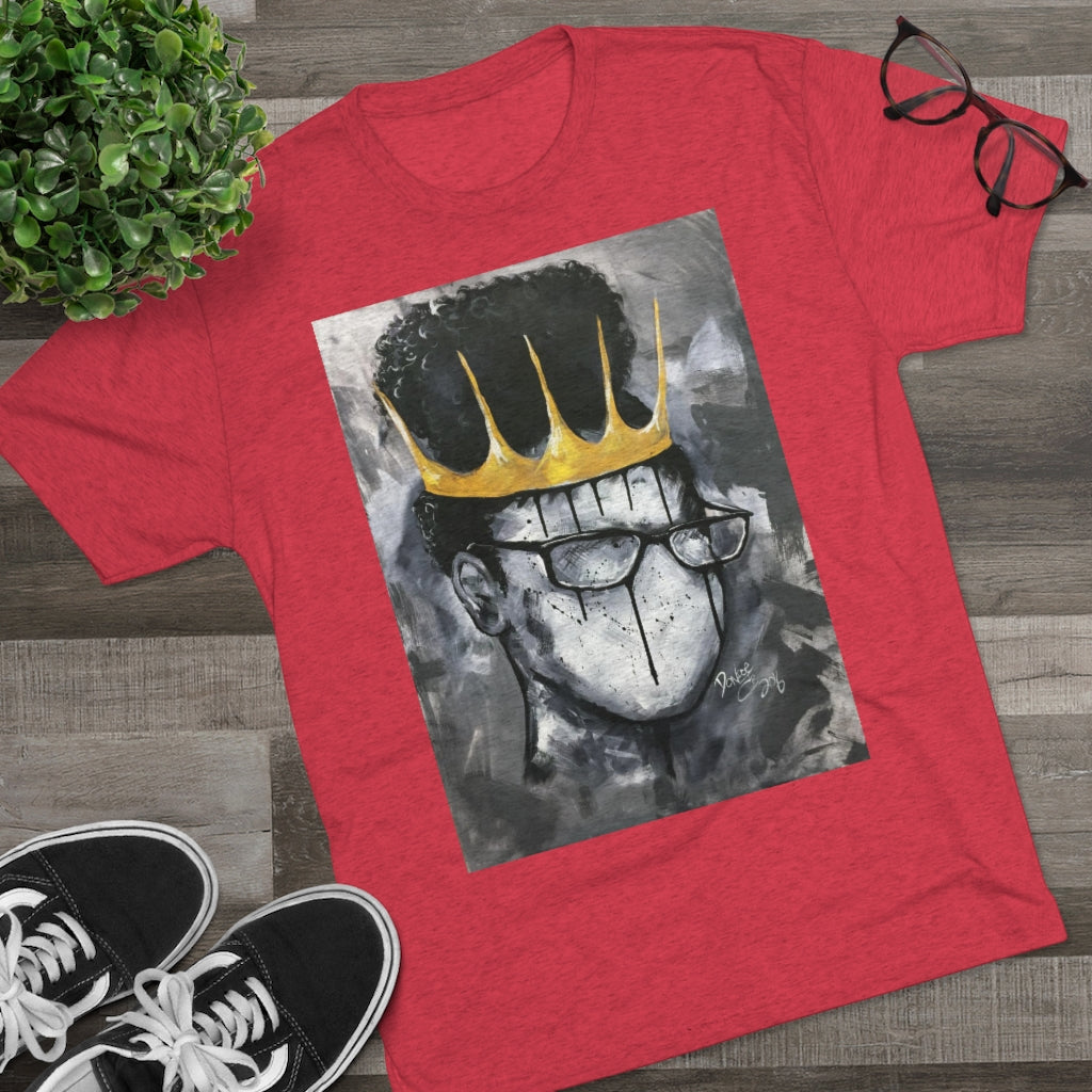 Naturally Queen V Unisex Tri-Blend Crew Tee