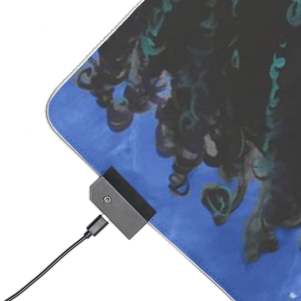 Naturally I BLUE LED Gaming Mouse Pad