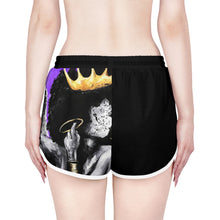 Naturally Queen VI ANGEL PURPLE Women's Relaxed Shorts (AOP)