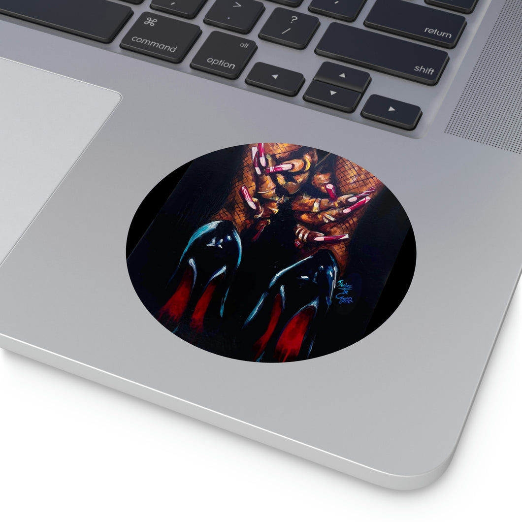 Naturally the Culture III Round Vinyl Stickers