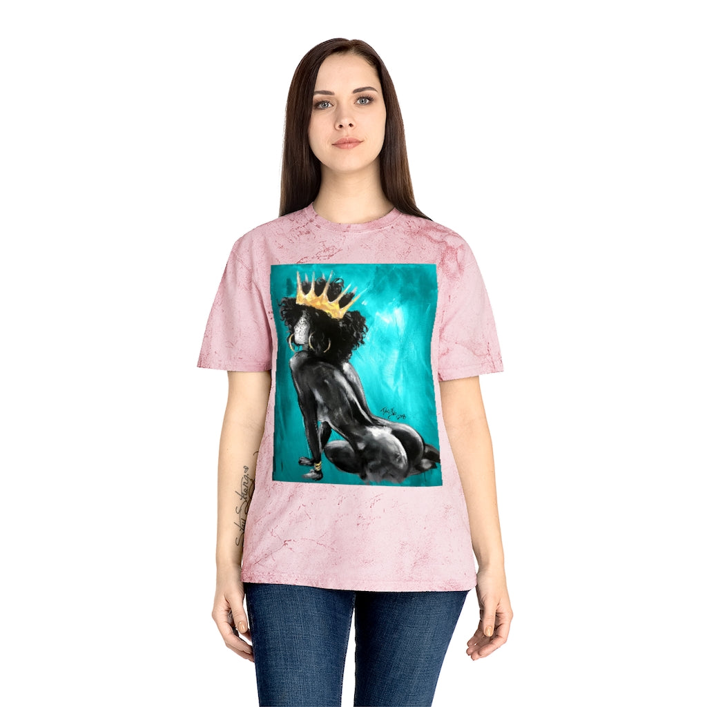 Naturally Queen VIII TEAL Unisex Color Blast T-Shirt