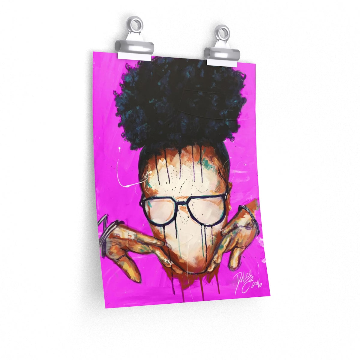 Naturally VII PINK Premium Matte vertical posters