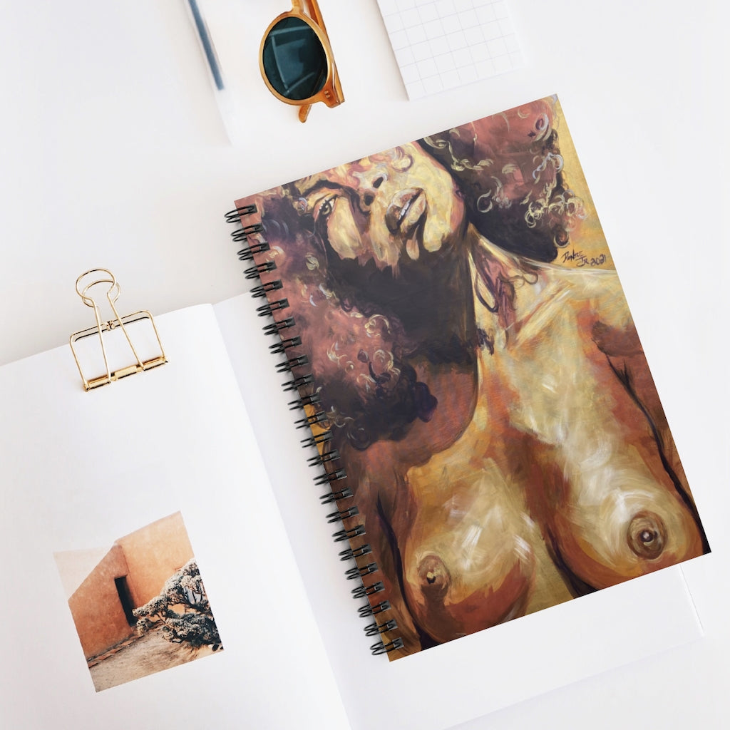 Naturally Nude IV Spiral Notebook - Ruled Line