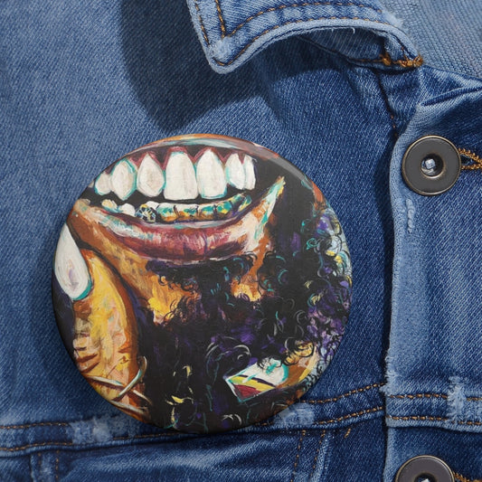 Naturally Black Love XI Pin Buttons