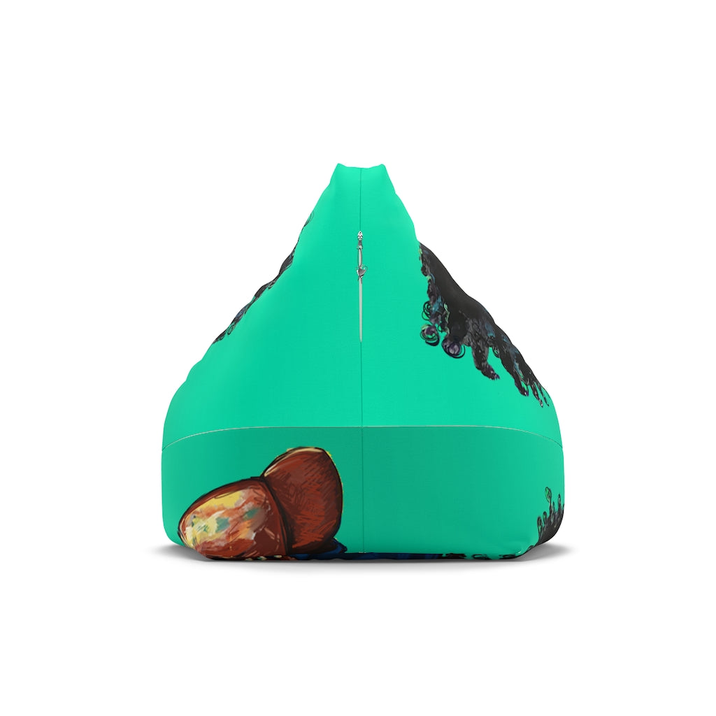 Naturally The Riveter TEAL Bean Bag Chair Cover