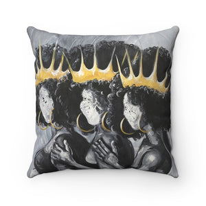 Naturally Queens III Spun Polyester Square Pillow