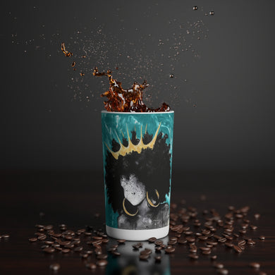 Naturally Queen III TEAL Conical Coffee Mugs (3oz, 8oz, 12oz)