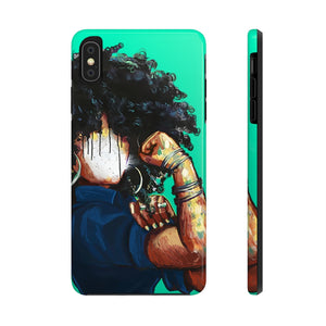 Naturally the Riveter TEAL Case Mate Tough Phone Cases
