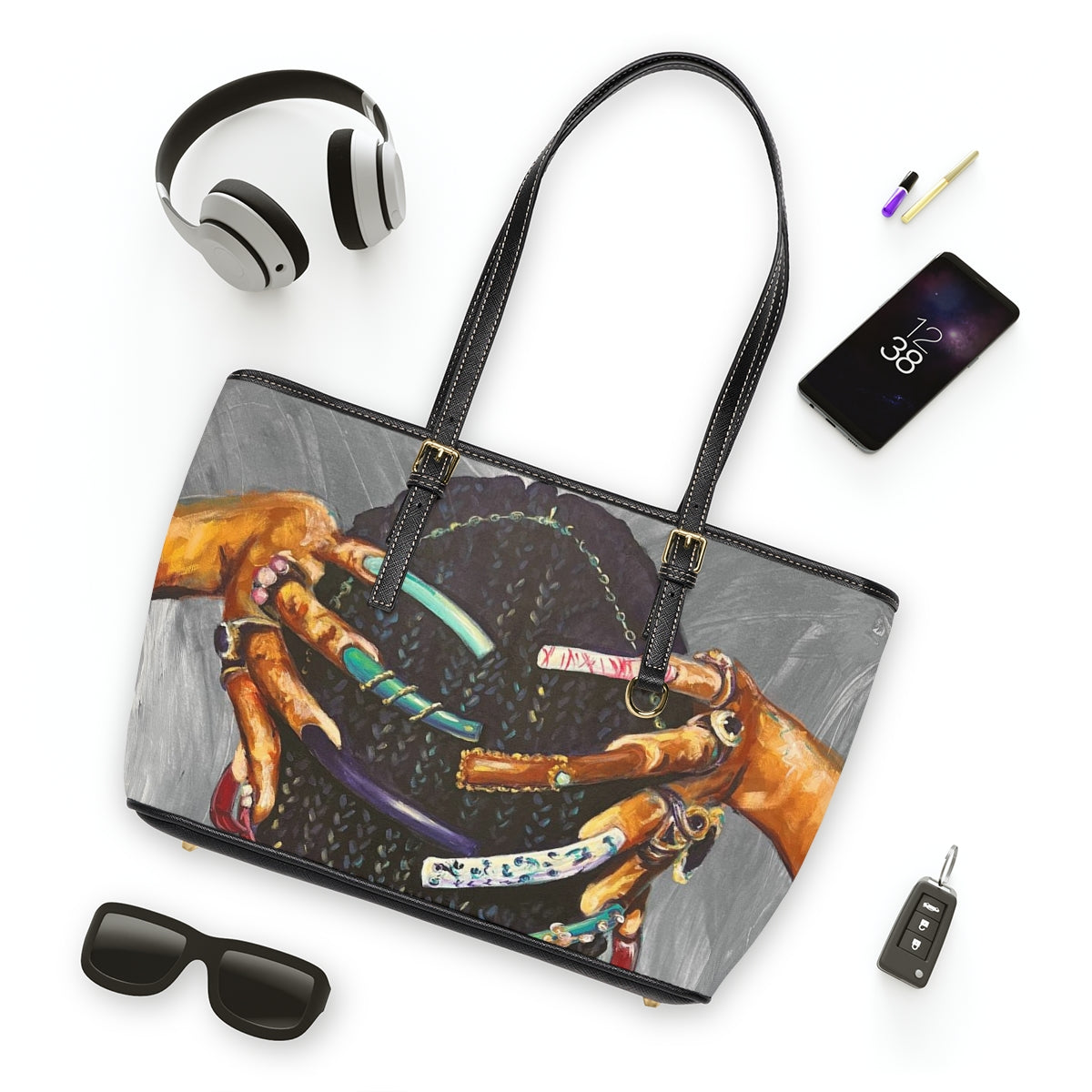 Naturally the Culture I Leather Shoulder Bag