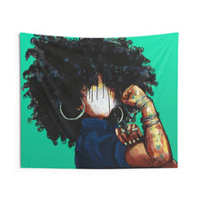 Naturally the Riveter TEAL Indoor Wall Tapestries