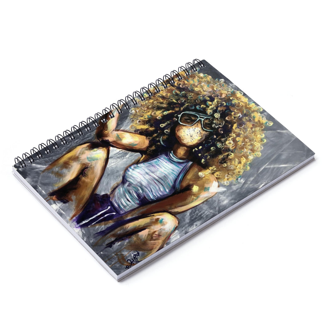 Naturally Nia Spiral Notebook - Ruled Line