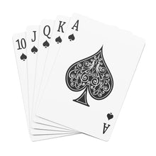 Naturally Nude V TEAL Custom Poker Cards