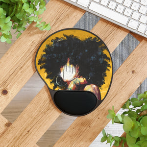 Naturally II GOLD Mouse Pad With Wrist Rest