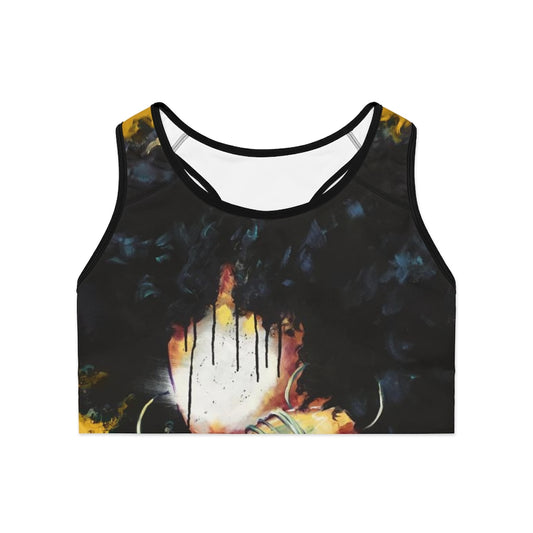 Naturally II GOLD Sports Bra (AOP)