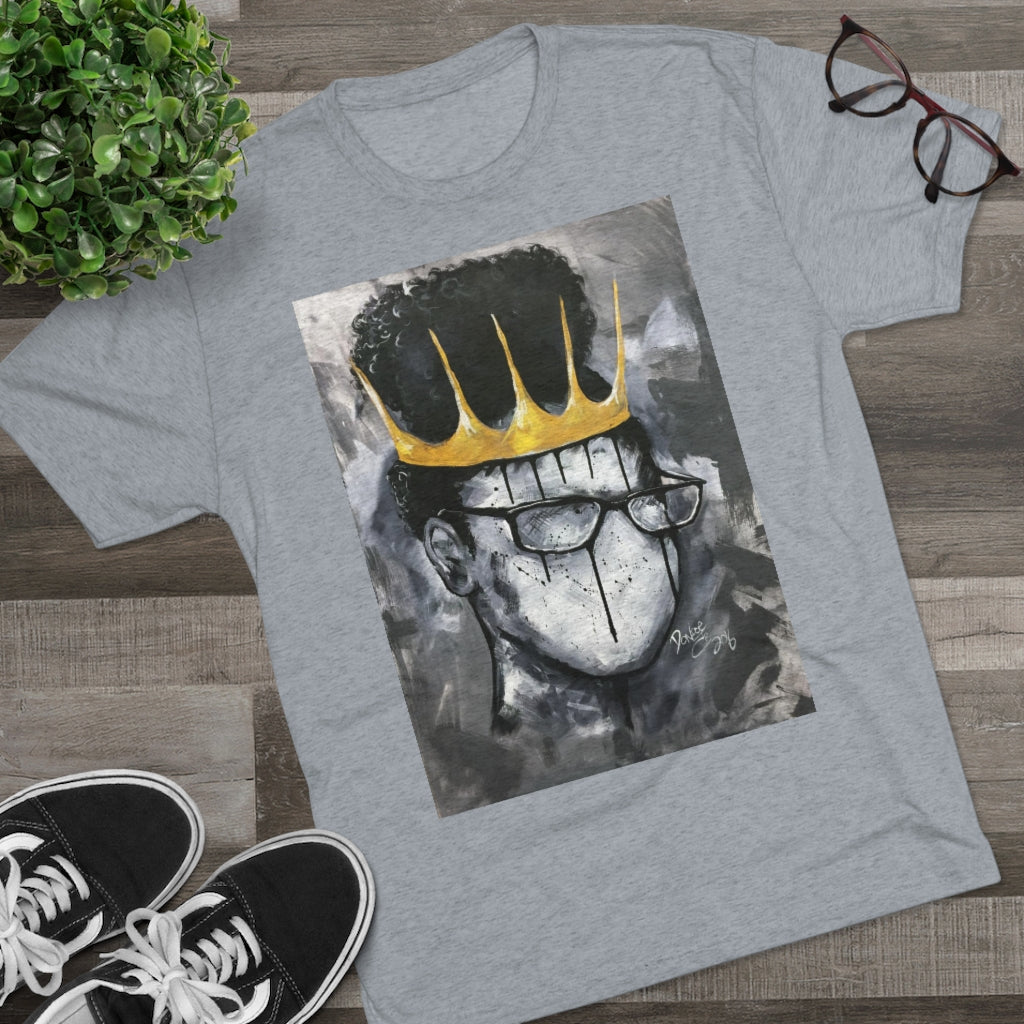 Naturally Queen V Unisex Tri-Blend Crew Tee