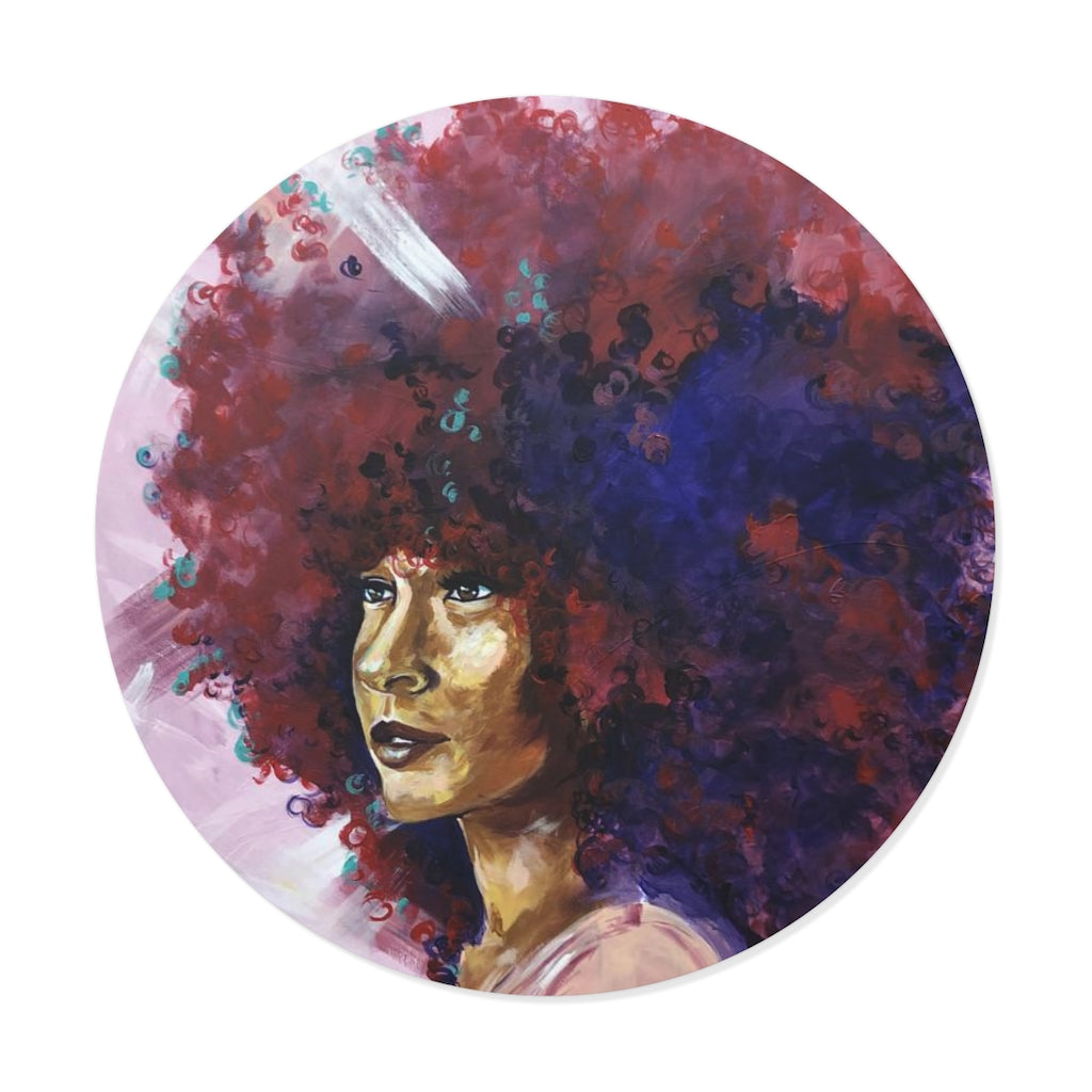 Naturally Kayla Madonna Round Vinyl Stickers