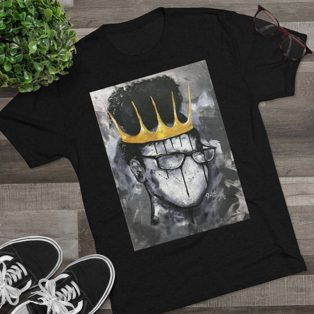 Naturally Queen V Unisex Tri-Blend Crew Tee