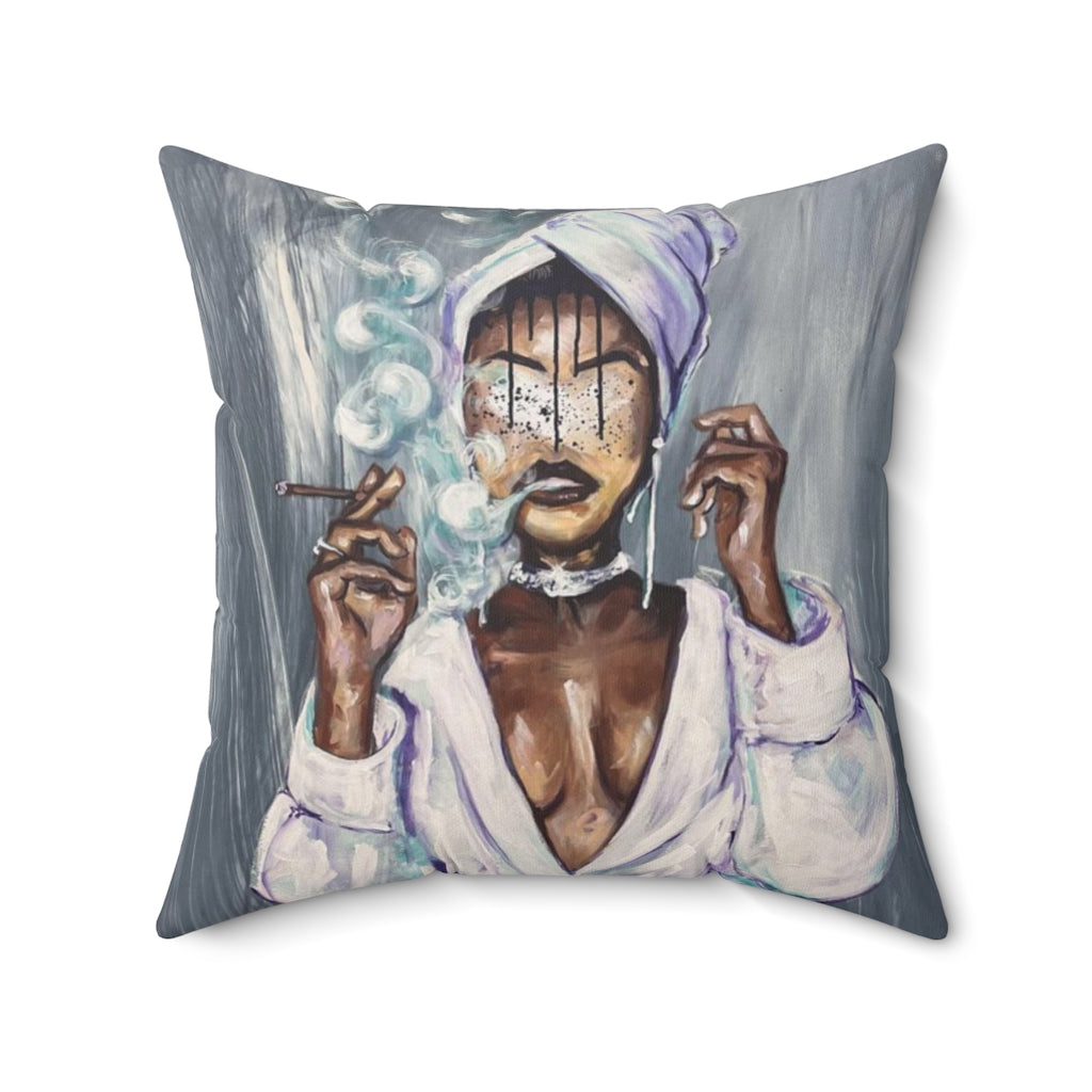 Naturally Dope II Spun Polyester Square Pillow