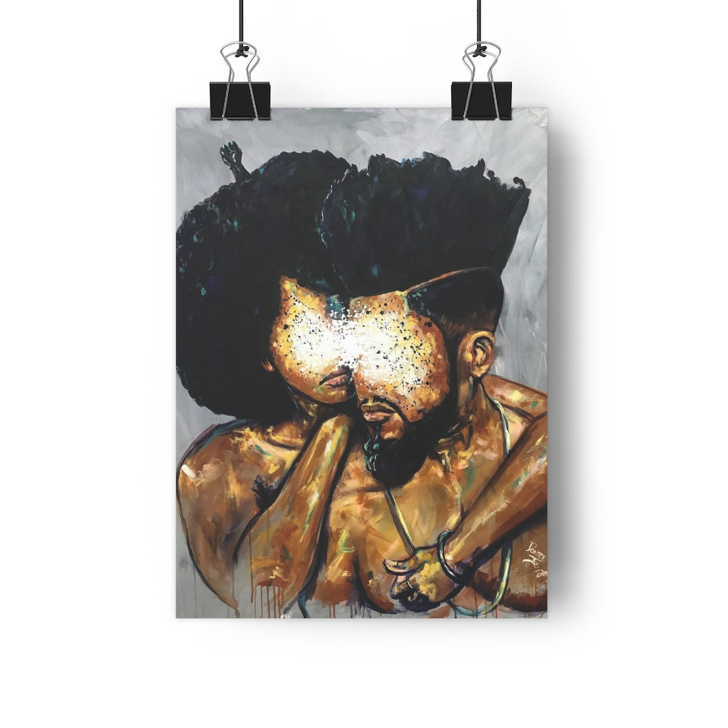 Naturally Black Love VI Giclée Art Print