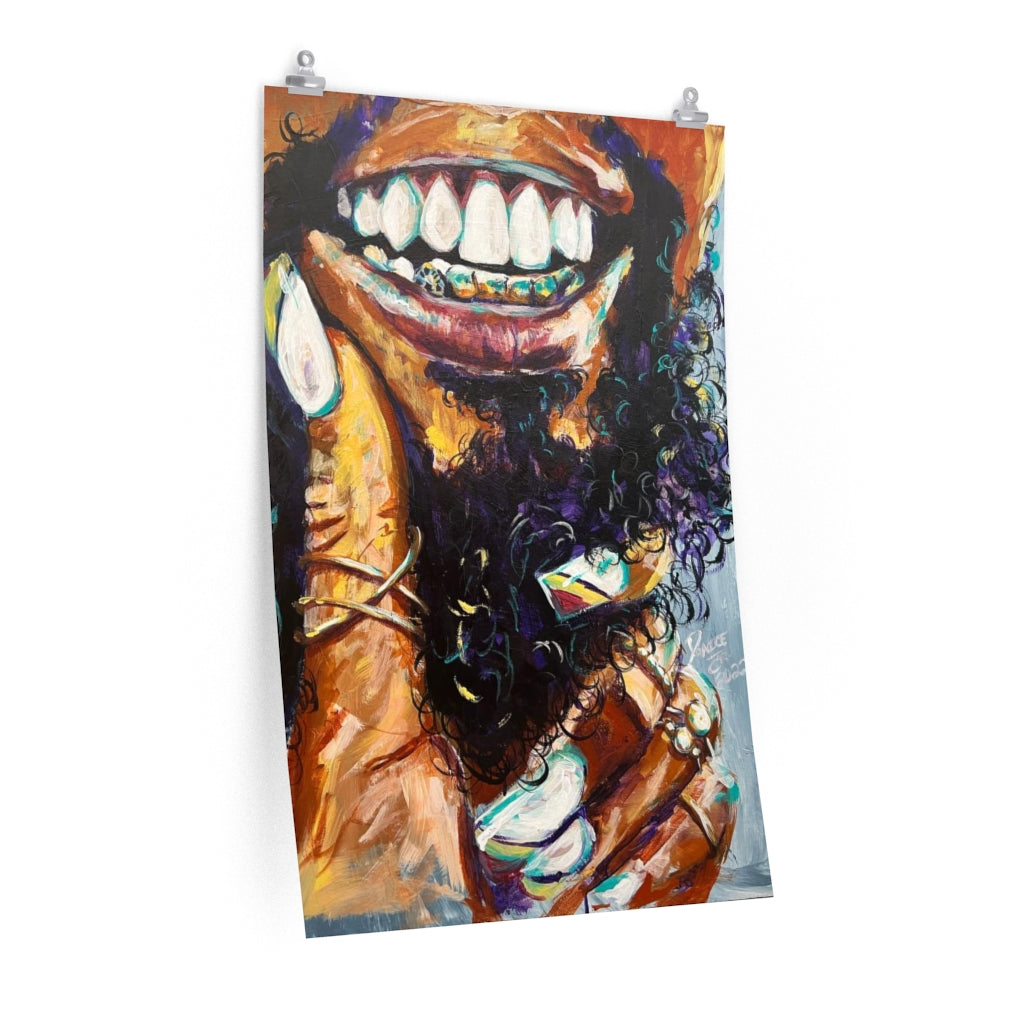 Naturally Black Love XI Premium Matte vertical posters