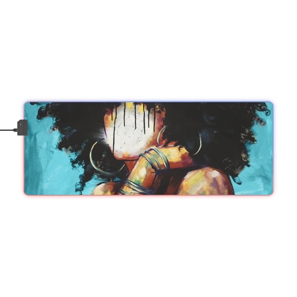 Naturally II BLUE LED Gaming Mouse Pad