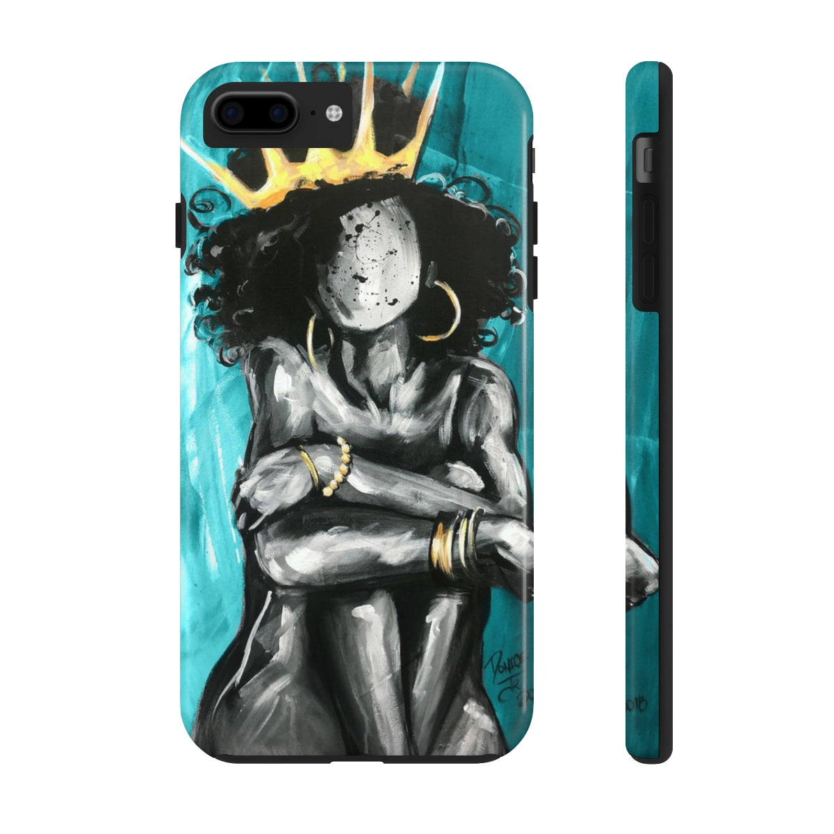 Naturally Queen IX TEAL Case Mate Tough Phone Cases