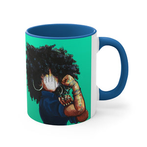 Naturally the Riveter TEAL Accent Coffee Mug, 11oz