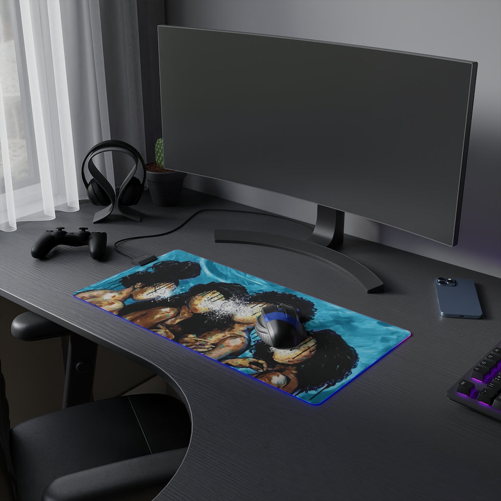 Naturally XLIV BLUE LED Gaming Mouse Pad