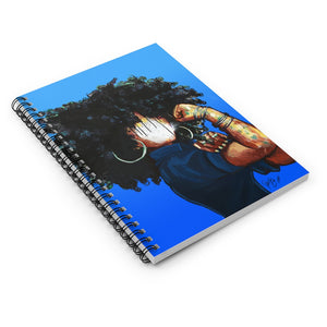 Naturally the Riveter BLUE Spiral Notebook - Ruled Line