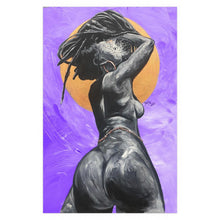 Naturally Nude V PURPLE Silk Posters